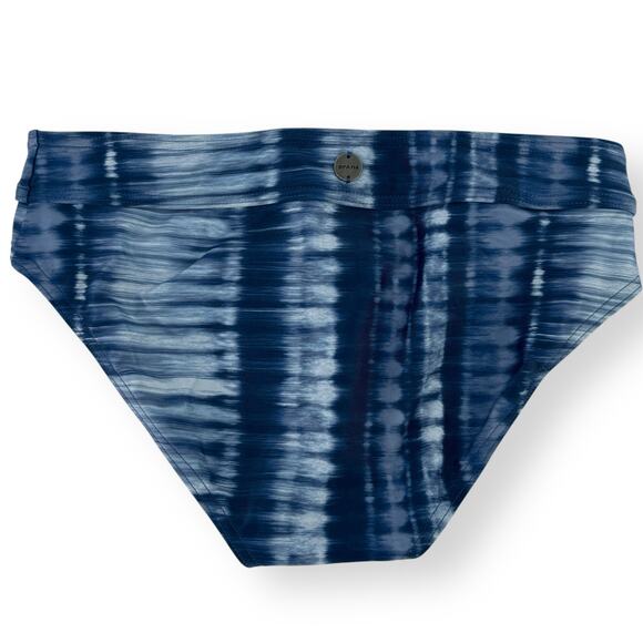 Prana Marta Bikini Bottoms Size Small Blue Belize Hazy Days Tie Dye Bathing Suit - Picture 3 of 6